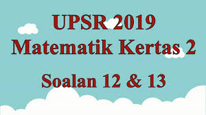 Koleksi pelbagai bahan persediaan upsr matematik 2019 yang berguna untuk guru dan calon upsr. Mrcikgu Soalan Upsr 2019 Matematik Kertas 2 Soalan 10 11 Youtube