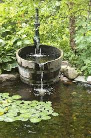 Cottage Garden Pond Fountain I Would Have A Few Goldfish In There Too Water Features In The Garden Waterfalls Backyard Ponds Backyard
