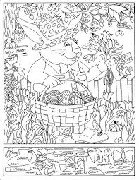 Easter Coloring Pages Hidden Pictures Hidden Pictures Printables