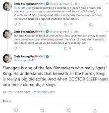 Bioskop online, bioskop168, bioskopkeren, cinemaindo klik tombol di bawah ini untuk pergi ke halaman website download film doctor sleep (2019). Stephen King S Doctor Sleep First Reactions Twitter Roundup Ign