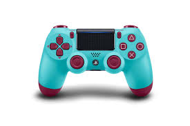 Today i wanted to go to gamestop to see if i can dumpster dive in there dumpster and find anything and omg!!!! Sony Dualshock 4 Berry Blue Wireless Controller Playstation 4 Gamestop