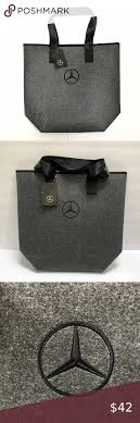 New W Defect Mercedes Benz Felt Tote Shoulder Bag In 2020 Shoulder Bag Felt Tote Bag Felt Tote