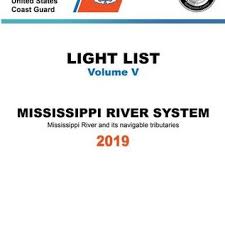 Uscg Light List 5 2019 Mississippi River System
