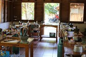 The recipe for success of thai farm kitchen is its good grilled mango, mango sticky rice and grilled pineapple. The Kitchen Fits About 10 People Picture Of Thai Farm Cooking School Chiang Mai Tripadvisor