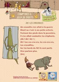 Ah Les Crocodiles Comptines Comptine Signee Comptine Et Jeux De Doigts