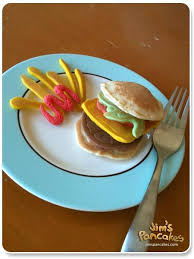 Hamburger Pancakes Food Fun Pancakes Hamburger And Fries