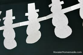 First, take a copy paper and fold a quarter of it over to the other edge. Easy Winter Crafts Hoosier Homemade