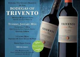 Maybe you would like to learn more about one of these? Wild Thyme Restaurant We Are Hosting Another Amazing 5 Course Wine Dinner Next Week Tuesday With Julian Tapia Come And Explore The Golden Reserves Of Trivento With Us Price 125