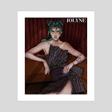 Jolyne but Gucci, an art print by Kristina D - INPRNT