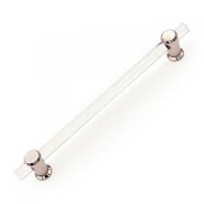 Compare prices online and save today! Rk International Cp 472 Pn Lucite Cabinet Pull Handle Radiance Series Oversized Clear Polished Nickel Finish 8 C C 10 L Decorative Hardware Cabinet Door Shutter Window Hardware Kitchen Bath Accessories
