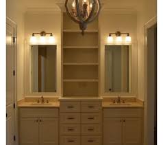 The stunning, classic design will certainly heighten the dcor of your bathroom. Double Sink Bathroom Vanity With Center Tower