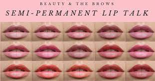 Lip Tattoo Semi Permanent Lipstick Beauty And The Brows