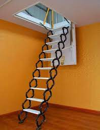 China Hydraulic Electric Folding Attic Ladders Telescopic Ladder Attic Loft Ladder China Ladder Folding Ladder