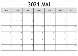 Check spelling or type a new query. Feiertags Mai 2021 Kalender Zum Ausdrucken Pdf Excel Word Druckbarer 2021 Kalender