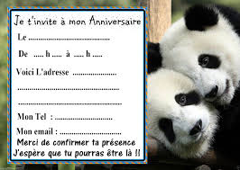 5 Cartes Invitation Anniversaire Panda 01 D Amp 039 Aut Carte Invitation Anniversaire Gratuite Invitation Anniversaire Gratuite Carte Invitation Anniversaire