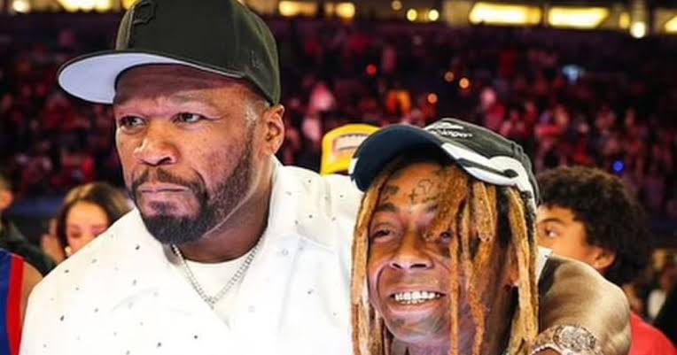 50 Cent And Lil Wayne Stir Up NBA All-Star Celebrity Game With Lively  Banter - Face2Face Africa