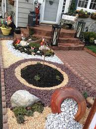 30 Wonderful Diy Ideas With Stone Flower Beds My Desired Home Elegant Garden Landscaping Ideas Stone Flower Beds Front Yard Garden Design