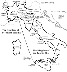 This collection of map outlines are free to download and print for personal or educational use. Italy Unification Map Of The Italian Risorgimento