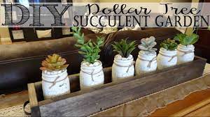 Easy as one, two, three! Dollar Tree Succulent Garden Youtube