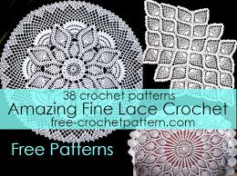 Free crochet patterns for men, women and children to make clothes you'll want to wear. Amazing Fine Lace Crochet Patterns Free Crochet Patterns