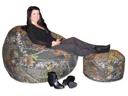 Mossy Oak 50 Bag With Ottoman Bean Bag Chair Oak Chair Tree Furniture