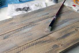 How To Paint A Diy Barnwood Sign