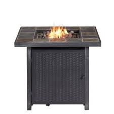 Bali 30 In W 50000 Btu Steel Fire Table Lowes Com Fire Table Gas Fire Table Gas Firepit