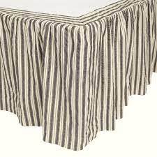 Stripe skirt black and white my style skirts collection black n white black white skirt. Bedding Tailored Bedskirt In French Country Black Ticking Bed Skirts