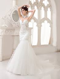 Découvrez (et enregistrez !) vos images et vidéos sur we heart it. Hochzeitskleider 2021 Tragerlose Meerjungfrau Brautkleid Halsband Spitze Sweetheart Illusion Beading Detachable Train Hochzeit Gown Mit Statement Neckspitze Milanoo Milanoo Com