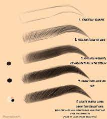 So, we shade the skin first to avoid the shading in later stages. Eyebrow Tutorial Step By Step Might Be Uploading A Video For This Art Illustrat Digital Art Beginner Realistic Eye Tutorial Drawing Realistic Eyes