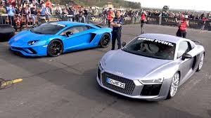 Audi R8 V10 Plus Vs Lamborghini Aventador S Youtube