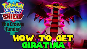 How To Get Giratina In Crown Tundra Pokemon Sword Shield Dlc Legendary Pokemon Pokemon Tundra Pokemon Locations