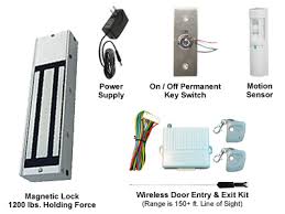 This is my magnetic lock aka mag lock install kit complete with outdoor keypad, rfid and wireless remote entry and exit pad for the. Retail Store Single Door Electric Magnetic Lock Access Kit Fast Access Security