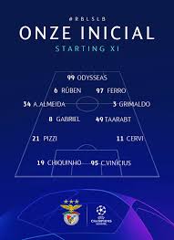 Leipzig Benfica Direto Liga Dos Campeoes 5 Jornada Sl Benfica