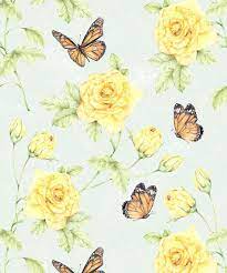 Butterflies have their skeleton on the outside of their body. Roses Butterflies Unique Designer Wallpaper Milton King