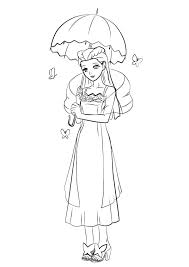 Dahlias are the most beautiful and varied flowers in the cut flower garden. Dahlia Hawthorne From Ace Attorney Coloring Page Free Printable Coloring Pages For Kids