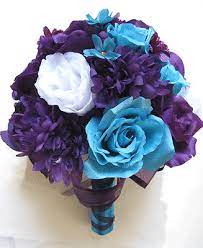 We did not find results for: Wedding Bouquet Bridal Silk Flowers Purple Plum Turquoise White 17 Pcs Package Free Shipping Bridal Arrangements Weddings Bouquets Corsages Valresa Com