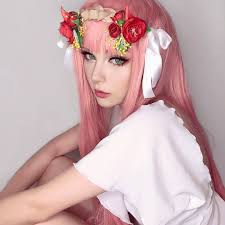 Download wallpaper 1920x1080 darling in the franxx, anime, hd, artist, artwork, digital art images, backgrounds, photos and pictures for desktop,pc,android,iphones. Zero Two Cosplay By Ays Mk Ays On We Heart It