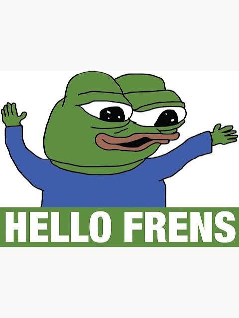 Hello Frenss Frog | Art Memes | Frog meme gift, Frog flipping meme, French frog meme