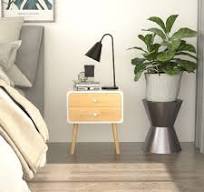 Amazon.com: HomVent White Nightstands Set of 2 Bedside Table ...