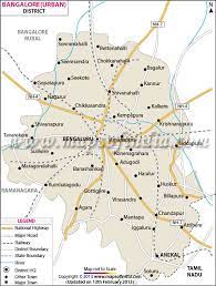 District Wise Map Of Bangalore Division Bangalore District Map | Bangalore City, Bangalore, Map