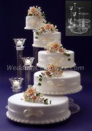 5 Tier Wedding Cake Stand With Tie Dye Orchids Instead Of Roses Wedding Cake Stands 5 Tier Wedding Cakes Tiered Wedding Cake