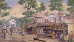 Street in Oodipore. India' | Art UK
