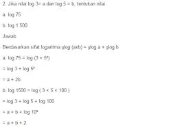 Jika ingin mempelajarinya secara lebih mendalam, kamu bisa menyimak pembahasan lengkapnya di sini. Rumus Logaritma Dan Sifat Logaritma Matematika
