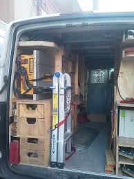 When designing the layout of our van, we knew we wanted many small storage units so that: Work Van Shelves Contractor Talk Professional Construction And Remodeling Forum