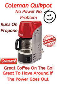 Coleman Quikpot Propane Coffee Maker Coffee Maker Propane Cylinder Propane