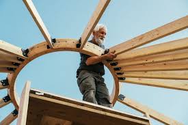 Round log framing and rafters Do It Yurtself Introduction