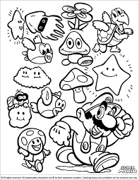 Print coloring of mario bros and free drawings. Super Mario Brothers Coloring Picture Mario Coloring Pages Super Mario Coloring Pages Coloring Books