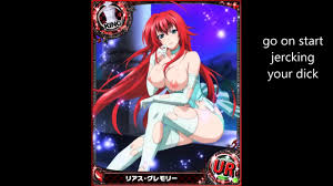 Maîtresse Rias Gremory Joi Compte à Rebours Anglais - EPORNER Premium