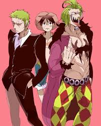 Bartolomeo The Kannibal Monkey D Luffy Mugiwara Straw Hat Roronoa Zoro One Piece One Piece Anime Monkey D Luffy Zoro One Piece